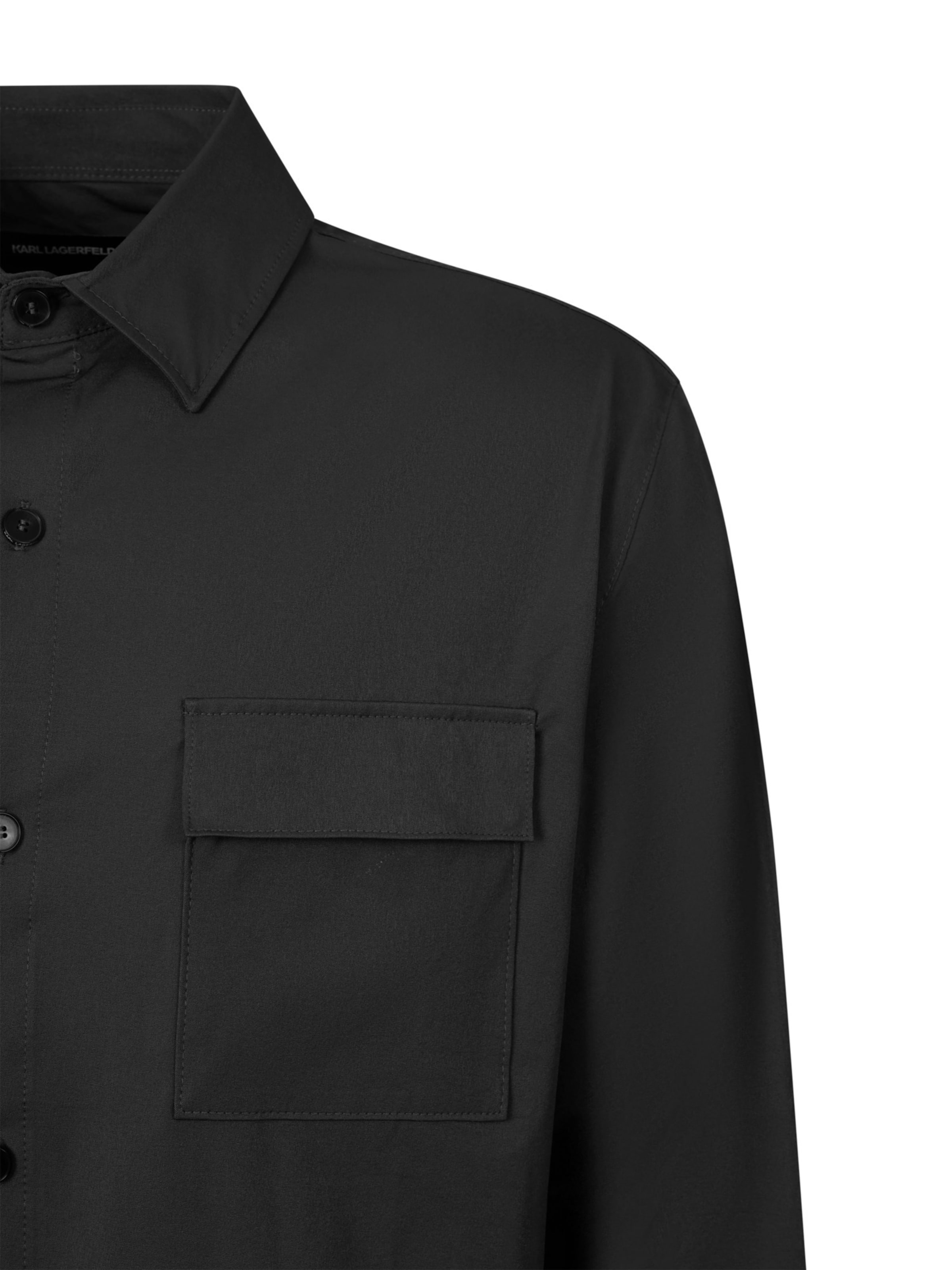Karl Lagerfeld - Regular Fit Camisa '605975' em preto