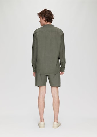 Regular fit Camicia di QS in verde