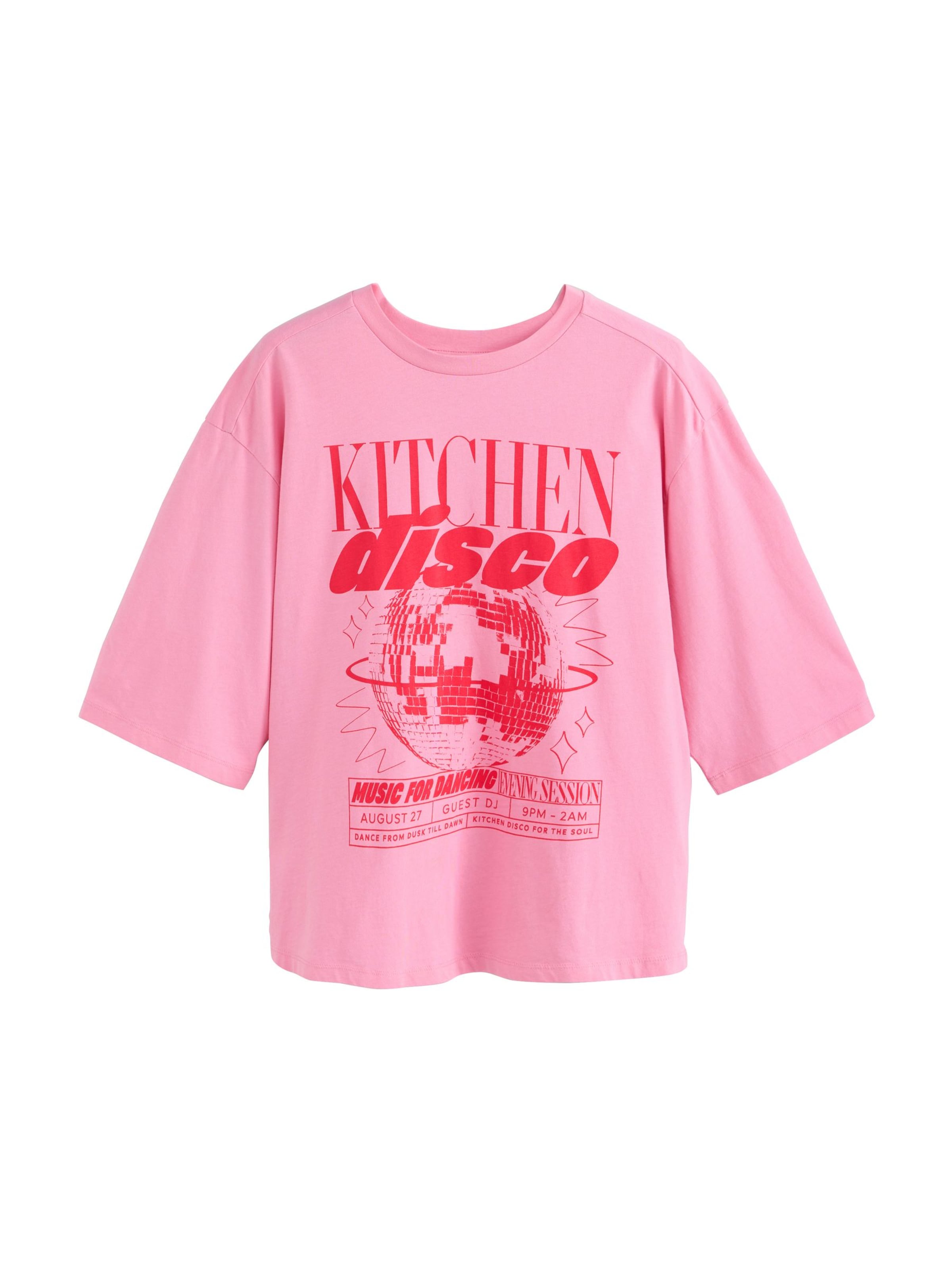 Next Shirt 'Kitchen Disco' in Roze: voorkant