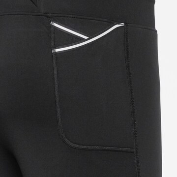 UNDER ARMOUR Skinny Sportbroek 'Qualifer Elite Cold' in Zwart