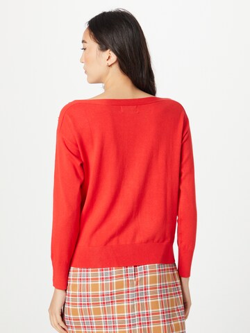 Coast Sweater 'Popper Slash' in Red