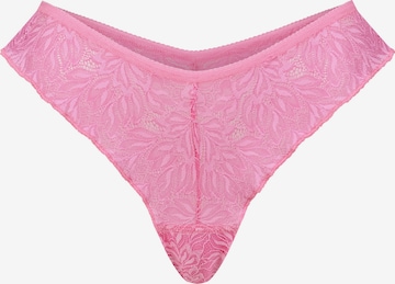 Erlich Textil String 'Iconic Lace' in Roze: voorkant