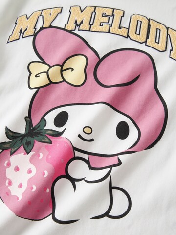 T-Shirt 'Hello Kitty' NAME IT en blanc
