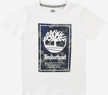 TIMBERLAND - Camiseta en blanco: frente