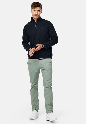 INDICODE JEANS Sweatshirt 'Nate' in Blue