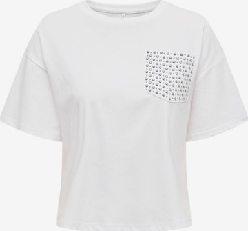 Maglietta di ONLY in bianco: frontale