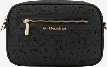 Borsa a tracolla 'Borsa a Tracolla Donna Gianmarco Venturi Ecopelle 27x19x11' di GianMarco Venturi in nero: frontale