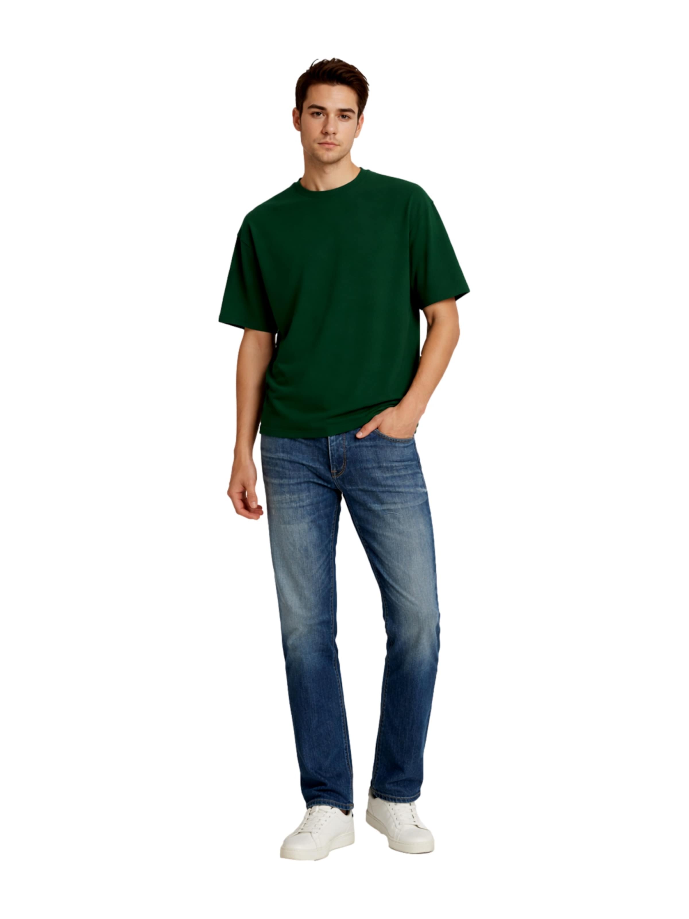 JACK & JONES Обычный Джинсы 'JJIMIKE' в Синий