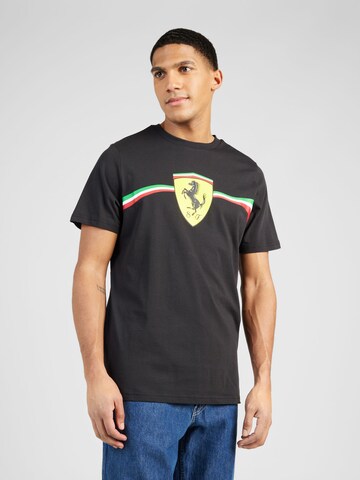 PUMA - Camiseta 'Ferrari Race' en negro: frente