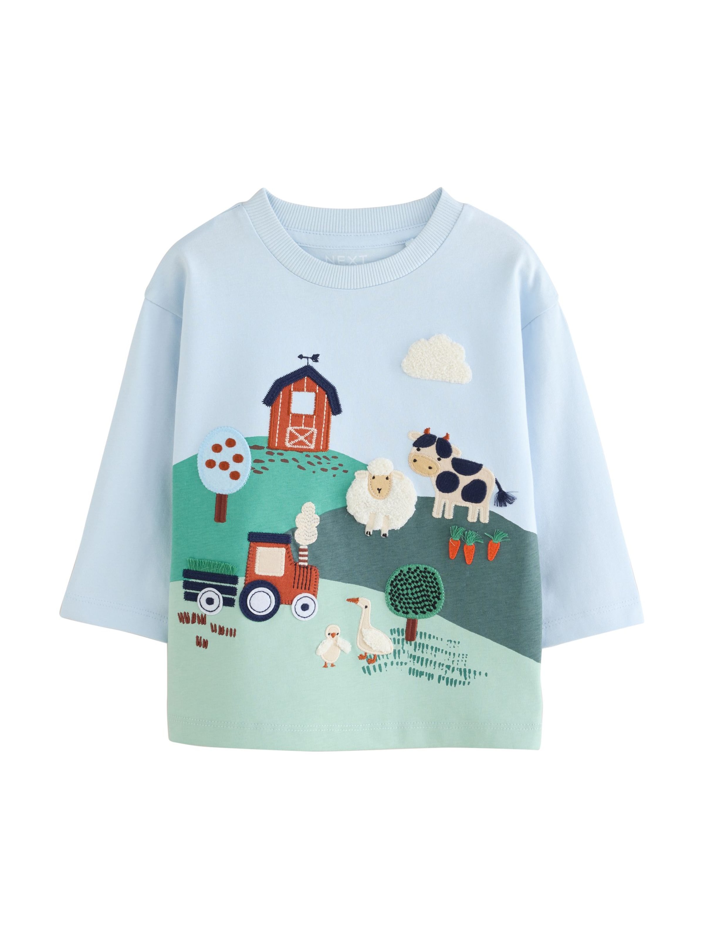 Next Shirts i blå: forside