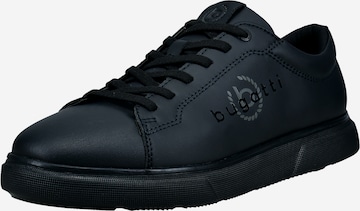 Baskets basses bugatti en noir : devant