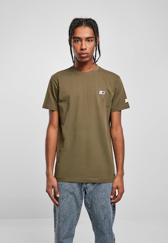 Starter Black Label T-shirt 'Essential' i grön: framsida
