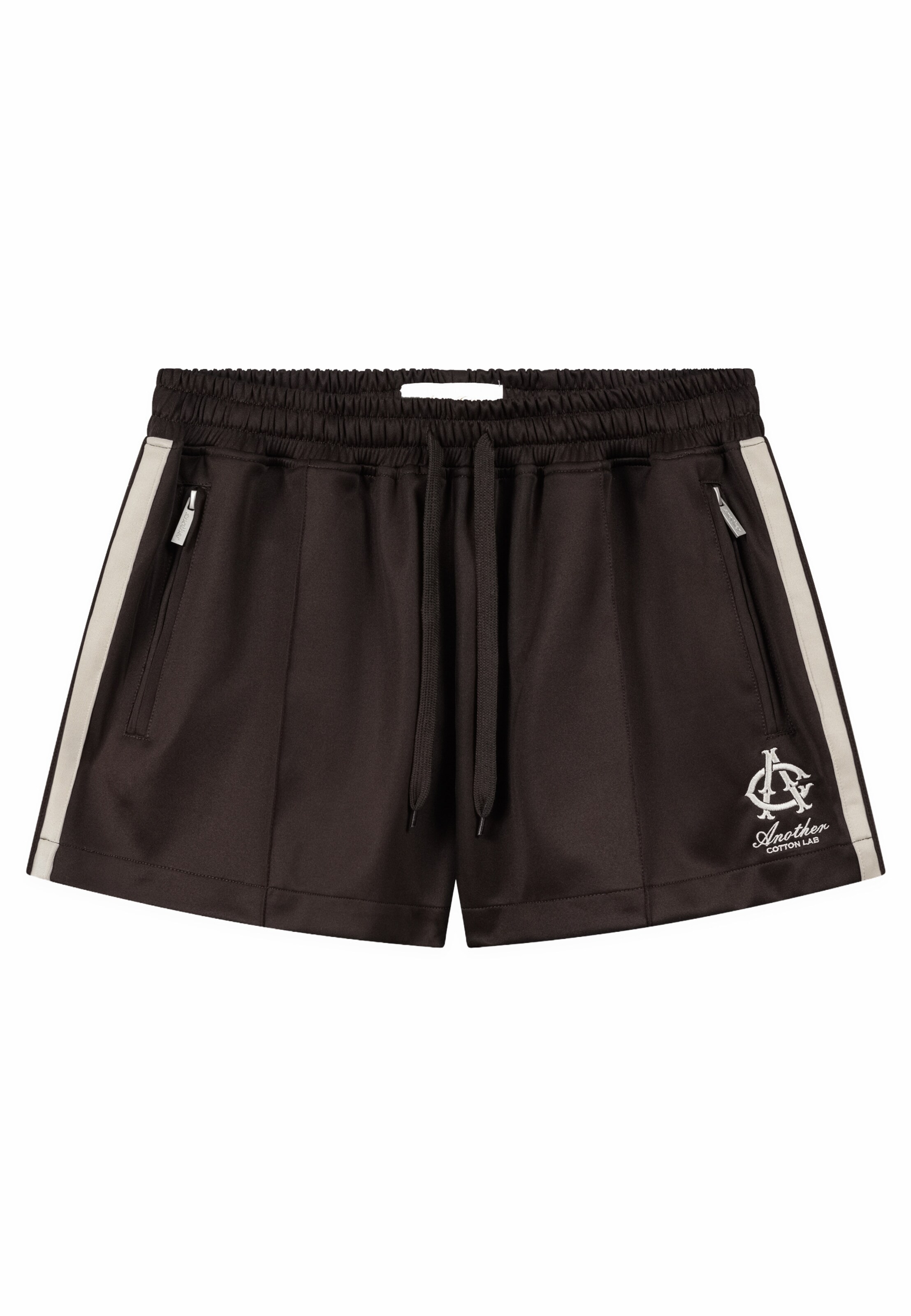 Another Cotton Lab Shorts 'Everyday' in 40/Regular in ecru / dunkelbraun, Produktansicht