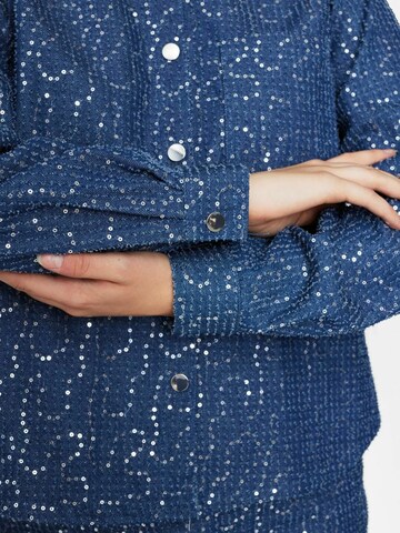 NÜMPH Blouse 'Journey' in Blauw