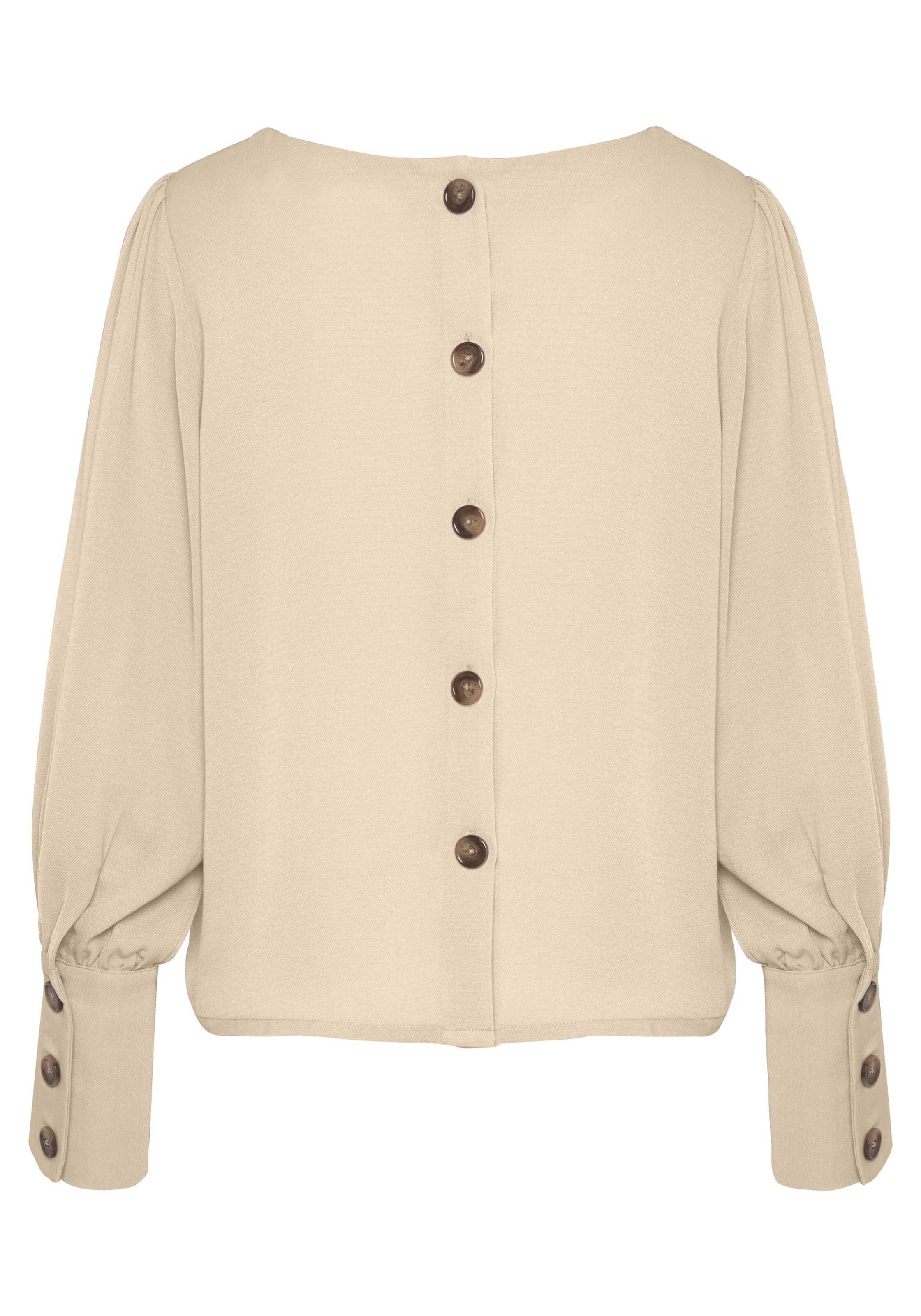 LASCANA Блузка в Бежевый