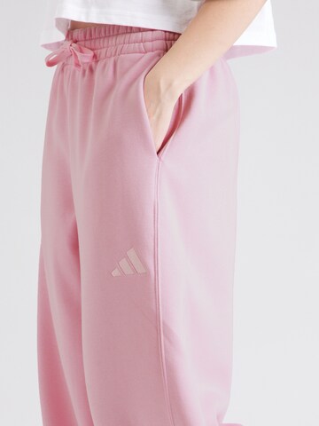 ADIDAS SPORTSWEARWide Leg/ Široke nogavice Sportske hlače 'ALL SZN' - roza boja