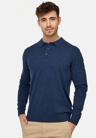 INDICODE JEANS Sweater 'Chips' in Blue: front