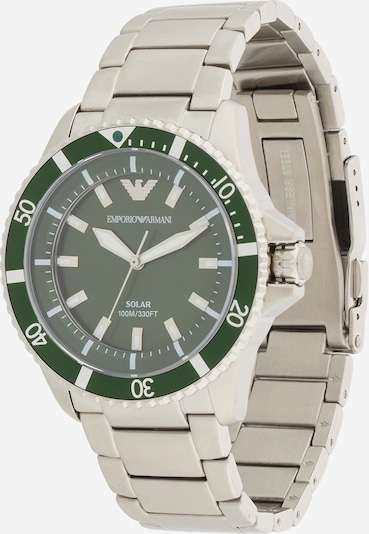 Emporio Armani Analogni sat u kraljevski zelena / srebro, Pregled proizvoda