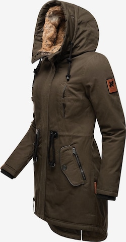 NAVAHOO Winterparka in Braun