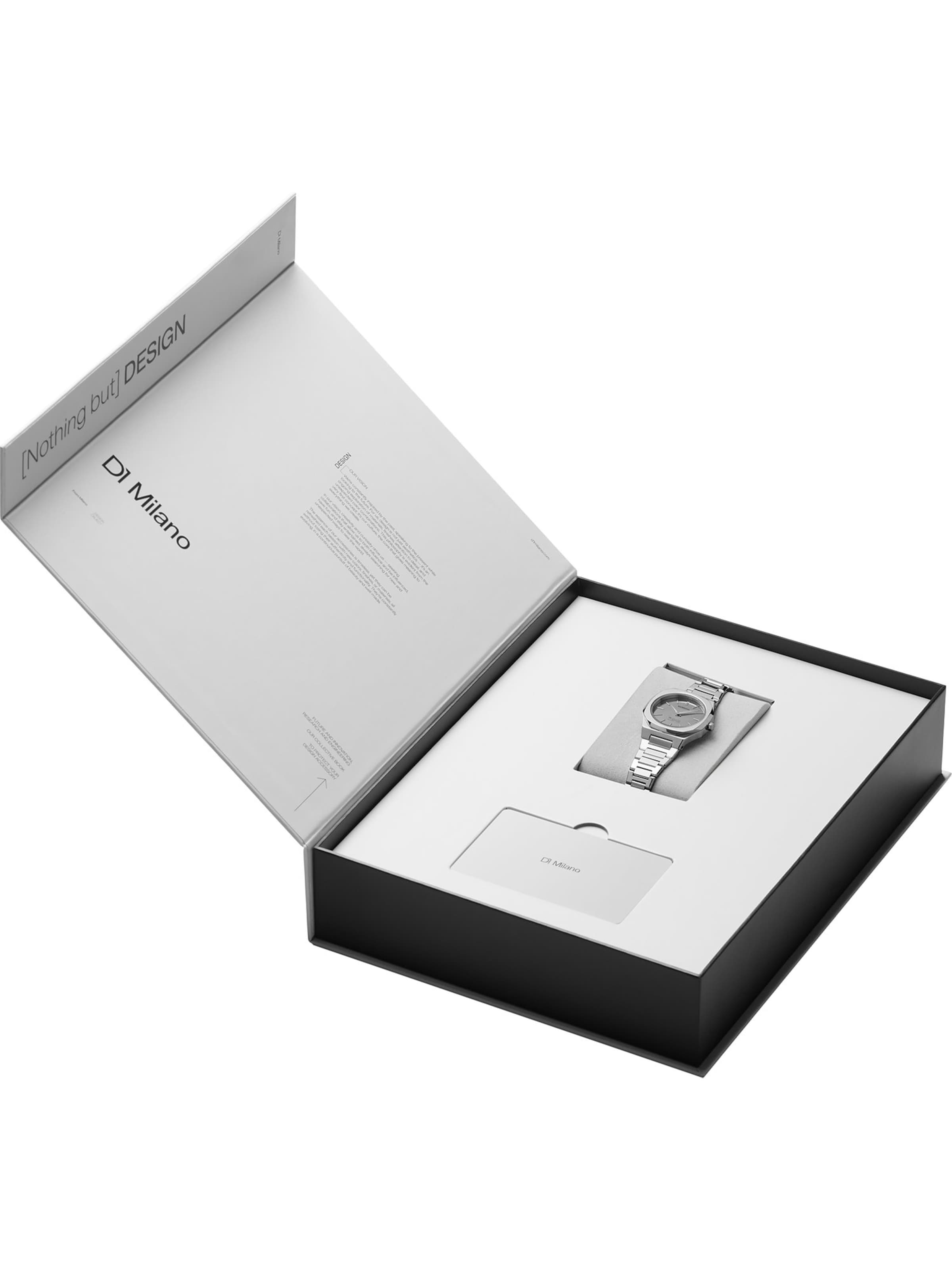D1 Milano Analog Watch in Silver