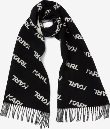 Karl Lagerfeld Scarf in Black: front