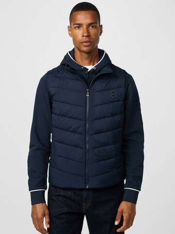 Hackett London Bodywarmer 'Sonic' in Blauw: voorkant