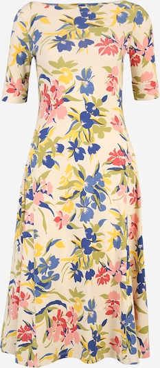 Lauren Ralph Lauren Petite Kleid 'REFINED' in hellbeige / blau / grün / pink, Produktansicht