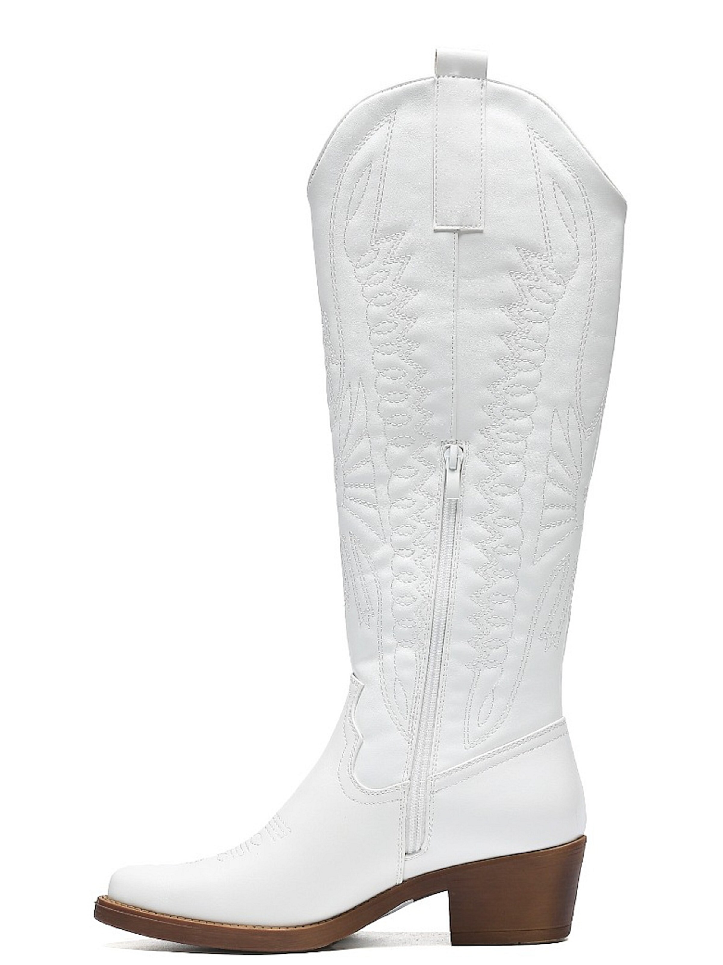 Bottes de cowboy Smile Favorites en blanc