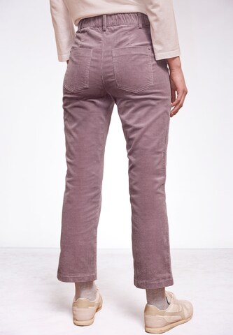 Street One Studio Flared Pants in Purple