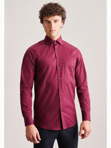 SEIDENSTICKER Regular fit Zakelijk overhemd in Rood