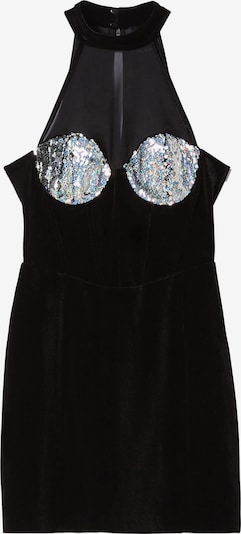 Bershka Cocktail dress in Black / Silver, Item view