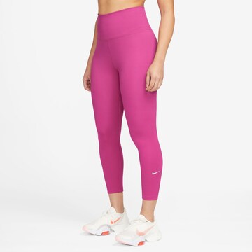 NIKE Skinny Sporthose in Pink: predná strana