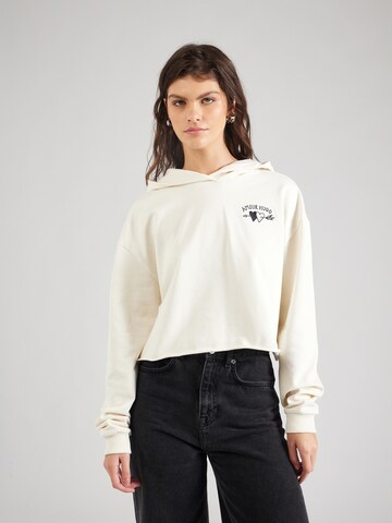 Sweat-shirt 'Dephana' HUGO en blanc : devant