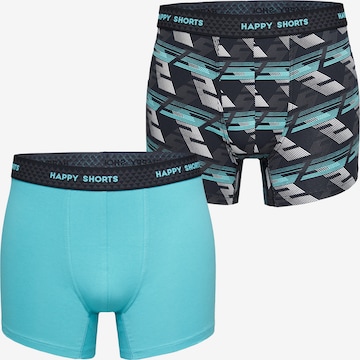 Happy Shorts Retro Pants ' Solids ' in Blau: predná strana