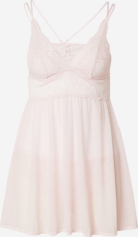 Hunkemöller Negligee 'Babydoll Beatriz' in Pink: front