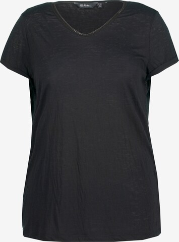 T-shirt Ulla Popken en noir : devant