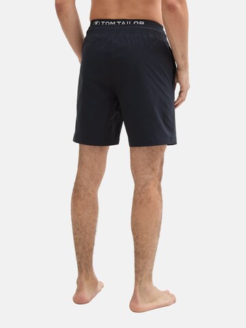 TOM TAILOR Badeshorts in Blau