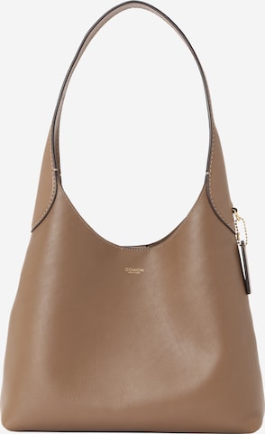 pelēks COACH Pleca soma 'BROOKLYN': no priekšpuses