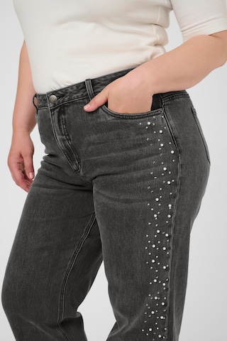 KAFFE CURVE Regular Jeans 'KCpetri' in Grau