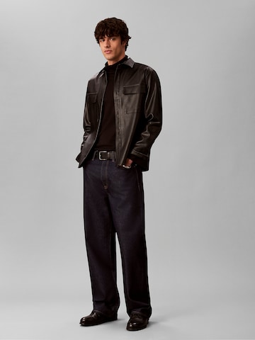 Calvin Klein Regular Shirt in Zwart