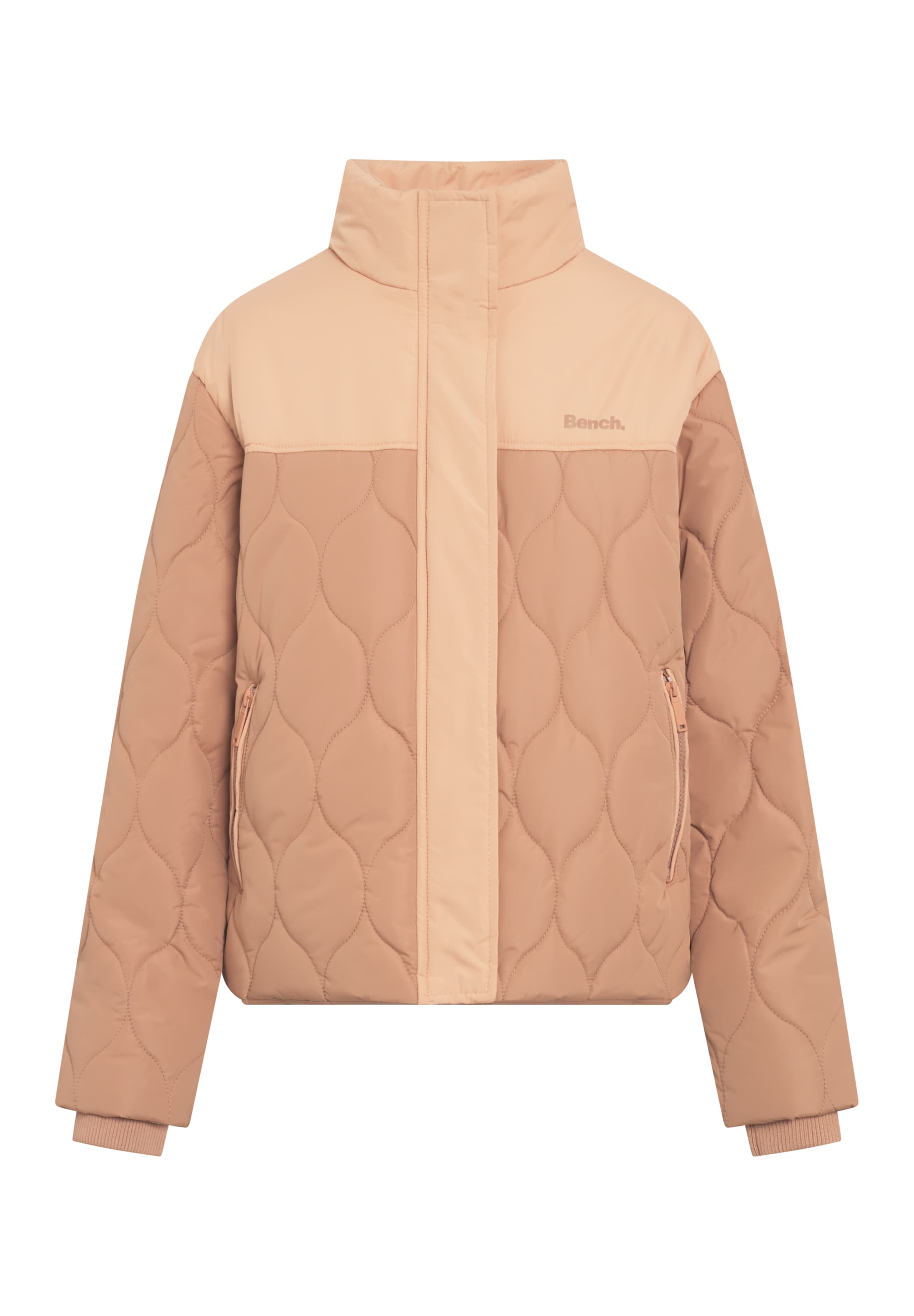 BENCH Jacke in Beige: Vorderseite