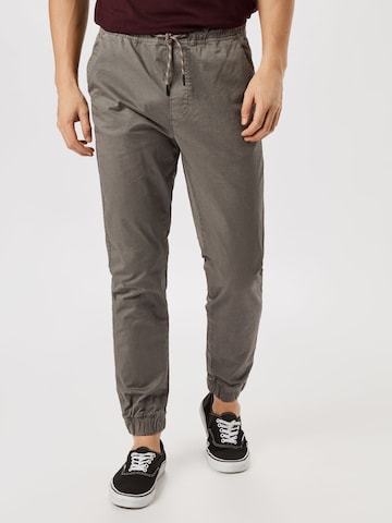 BLEND Tapered Trousers 'Nimbu' in Grey: front