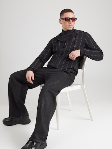 Hanorac de la EA7 Emporio Armani pe negru