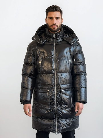 trueprodigy Winterjas ' Elwin ' in Zwart: voorkant