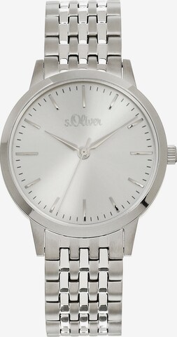 s.Oliver Analog Watch in Silver: front