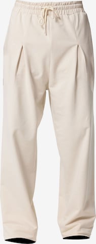 VAMOS CLO Παντελόνι πλισέ σε μπεζ: μπροστά