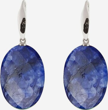 Boucles d'oreilles Gemshine en bleu : devant