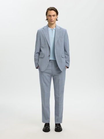 SELECTED Regular Trousers with creases in Blue