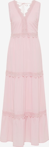 Robe IZIA en rose : devant