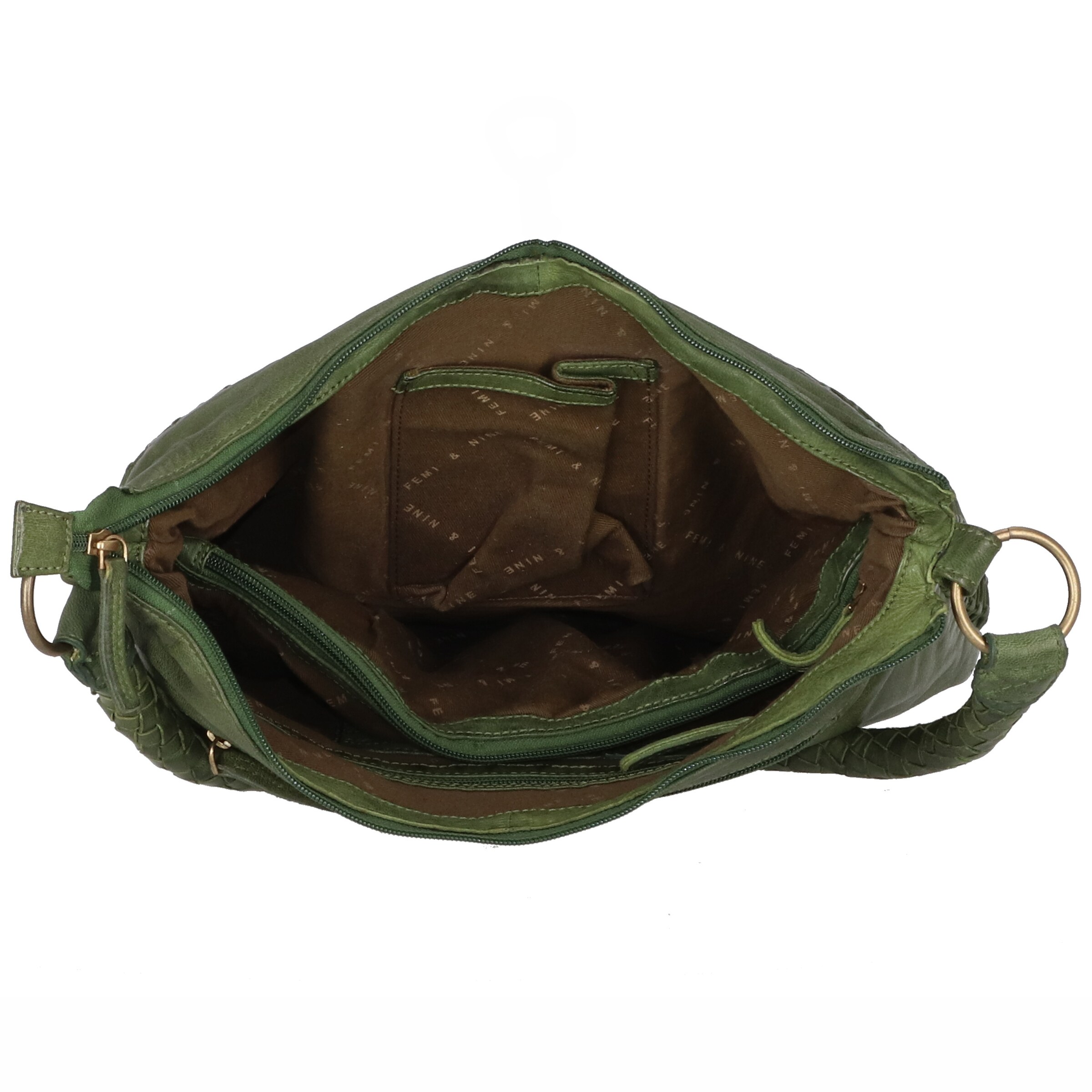 Borsa a spalla 'Femi & Nine' di Greenland Nature in verde